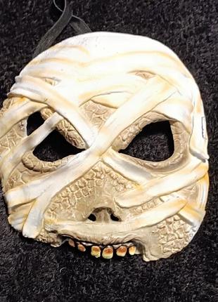 Резиновая маска мумии. хеллоуин. halloween