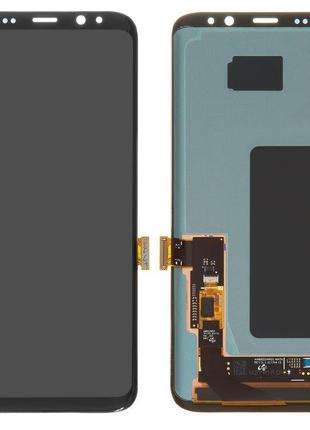 Дисплей для Samsung G955 Galaxy S8 Plus, черный, без рамки, Ор...