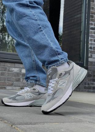 Кросівки new balance nb 993 made in usa ‘grey white’