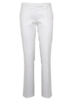 Белые кремовые брюки классика женские классические штаны со ст...