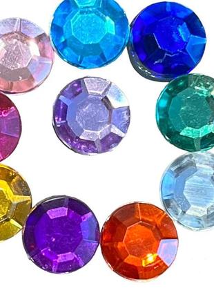 Підвіски crocs jibbitz, діаманти, 10 кольорів