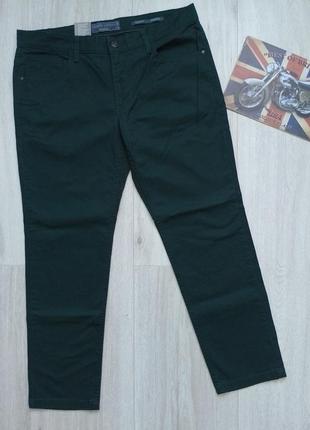 Темно-зеленые мужские джинсы р. 38/30 slim