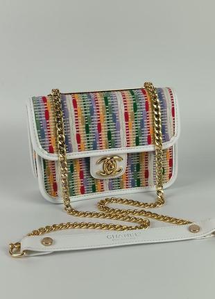 Сумка в стиле chanel woven#hile colorful