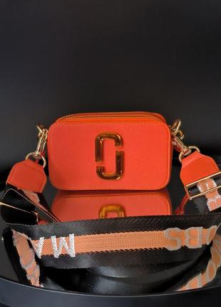 Сумка в стиле marc jacobs the snapsot orange