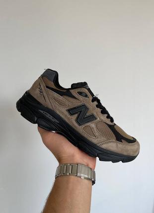 Кроссовки new balance 990v3 jjjound brown black