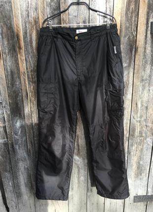 Утепленные thinsulate черные спортивные мужские штаны 48-50, m/l