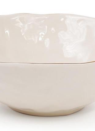 Салатник керамический Bergamo 1.1л, цвет слоновой кости