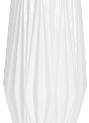 Ваза керамическая "Stone Flower Маргарет" 15.5x15.5x30.5см, белый