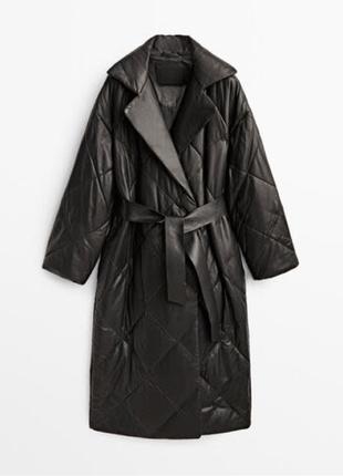 Новий плащ пальто Massimo Dutti шкіра ягня розмір L-XXL