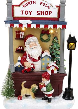 Новорічна композиція «North Pole Toy Shop» з LED-підсвіткою 21...