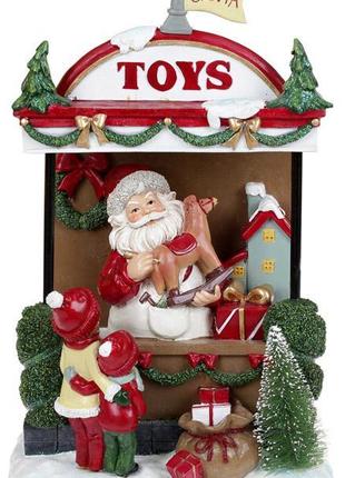 Новогодняя композиция «Santa's Toy Store» с LED подсветкой 22х...