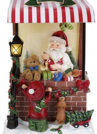 Новорічна композиція «Santa's Toy Shop» з LED-підсвіткою 24х20...