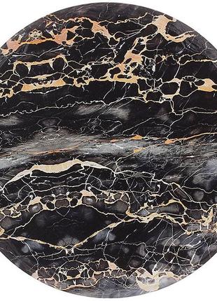 Подставка под горячее керамическая "Golden Black Marble" Ø16см...