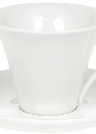 Чайно-кофейный набор "White City Минимал" 4 чашки 260мл и 4 бл...