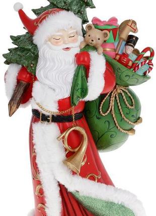 Декоративная статуэтка "Санта с мешком Подарков" 52.5см, полис...