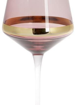 Набор 4 бокала Etoile для красного вина 550мл, винный цвет