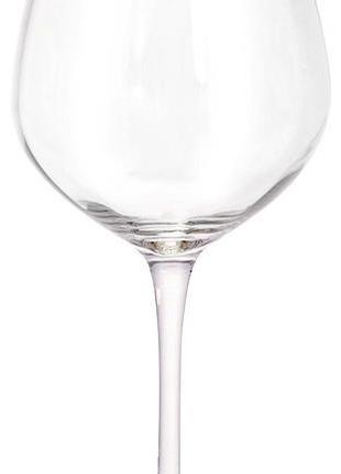 Набор 4 фужера Monica бокалы для вина 570мл, стекло с серебрян...