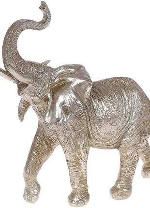Декоративная статуэтка "Слон" 24.5х28см, стальной