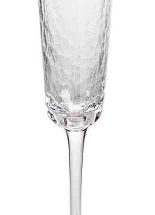 Набор 4 фужера Monaco Ice бокалы для шампанского 165мл, стекло...