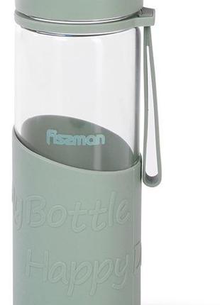 Бутылка спортивная Fissman Sport Line 500мл, стеклянная, мятная