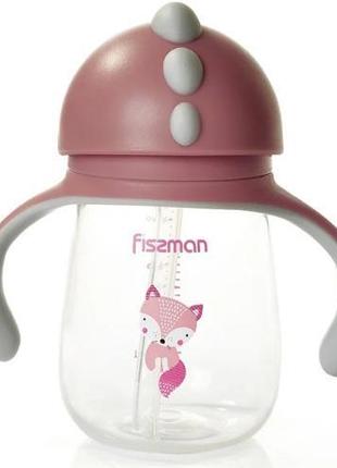 Пляшка дитяча Fissman Babies "Хитрая Лисичка" 260 мл із ручками