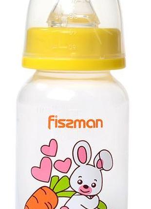 Пляшка дитяча для годування Fissman Babies "Зайчик" 120 мл