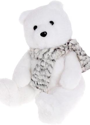 Декоративна іграшка "Білий Ведмедик" 29 см