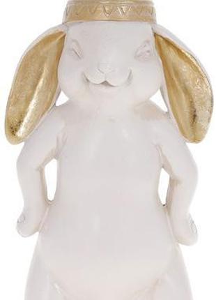 Декоративная статуэтка "Кролик в индейской шапке" 11х9х29см, п...