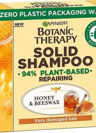 Garnier botanic therapy твердий шампунь для дуже пошкодженого,...