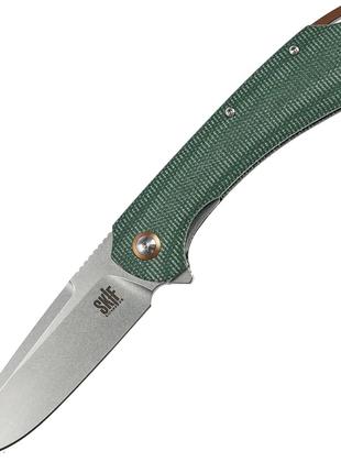 Нож SKIF Knives Frontier SW, D2, micarta, ц:green