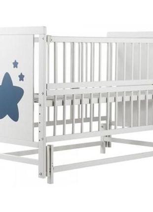 Красивая детская кровать дубок звездочка без ящика 9800-dz-01,...