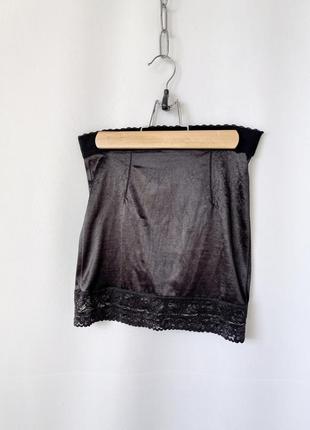 Нижняя юбка черная с кружевом утяжка с трусиками bhs lingerie ...