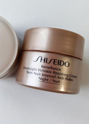 Shiseido benefiance overnight wrinkle resisting cream нічний к...