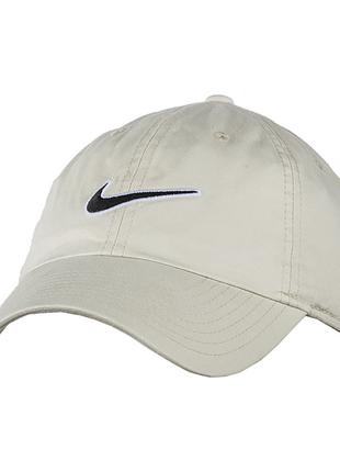 Мужская Бейсболка Nike SWOOSH WASH CAP Бежевый MISC (943091-072)