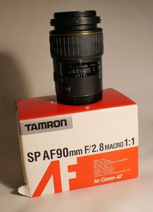 Макро об'єктив TAMRON SP AF MACRO 90mm 1:2.8 72E для Canon