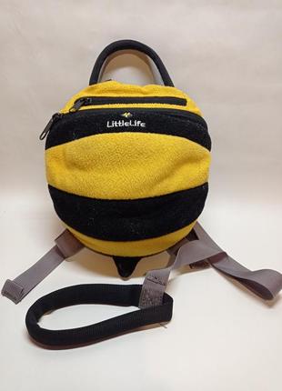 Детский рюкзачок вожжи с поводком шмель бджола little life