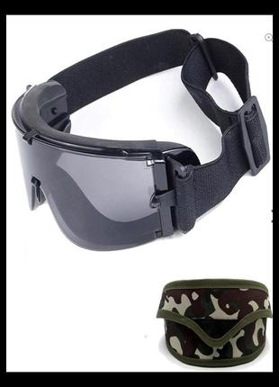 Військові балістичні тактичні протиосколкові окуляри з чохлом ...