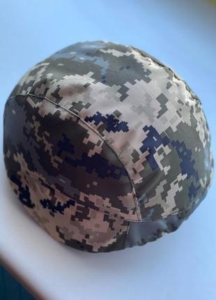 Универсальный защитный кавер чехол на шлем каску пиксель / мул...