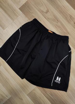 Мужские спортивные шорты черные на резинке с карманами hofoz, ...