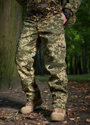 Зимние военные тактические штаны грета, влагостойкие пиксель всу