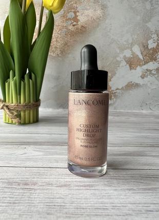 Хайлайтер lancome custom highlight drop # rose glow