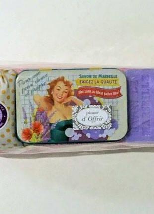 Французский подарочный набор набор с марсельским мылом souveni...