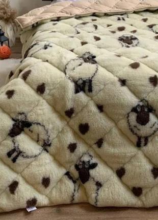 Двуспальное одеяло меховое Ода