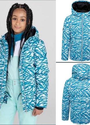 Новая зимняя лыжная стеганая термо куртка dare2b 98-104см девочка