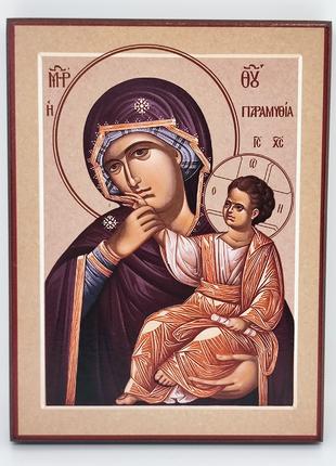 Ікона Божої Матері "Відрада і Втіха" 16x12 см