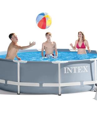 Каркасний басейн Intex 26702 - 3, 305 x 76 см (1 250 л/год, те...