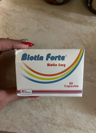 Биотин Форте, 5 мг, 60 капсул