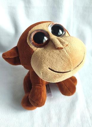 Игрушка мягкая мартышка обезьянка глазастик crazy eye creature