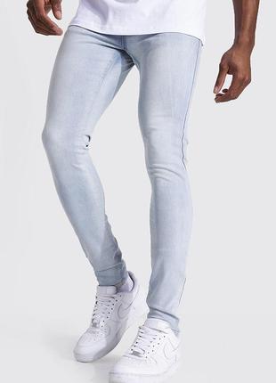 Джинси boohoo super skinny jeans stretch