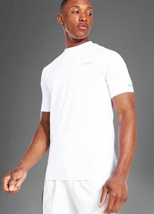 Футболка boohoo man active mock neck